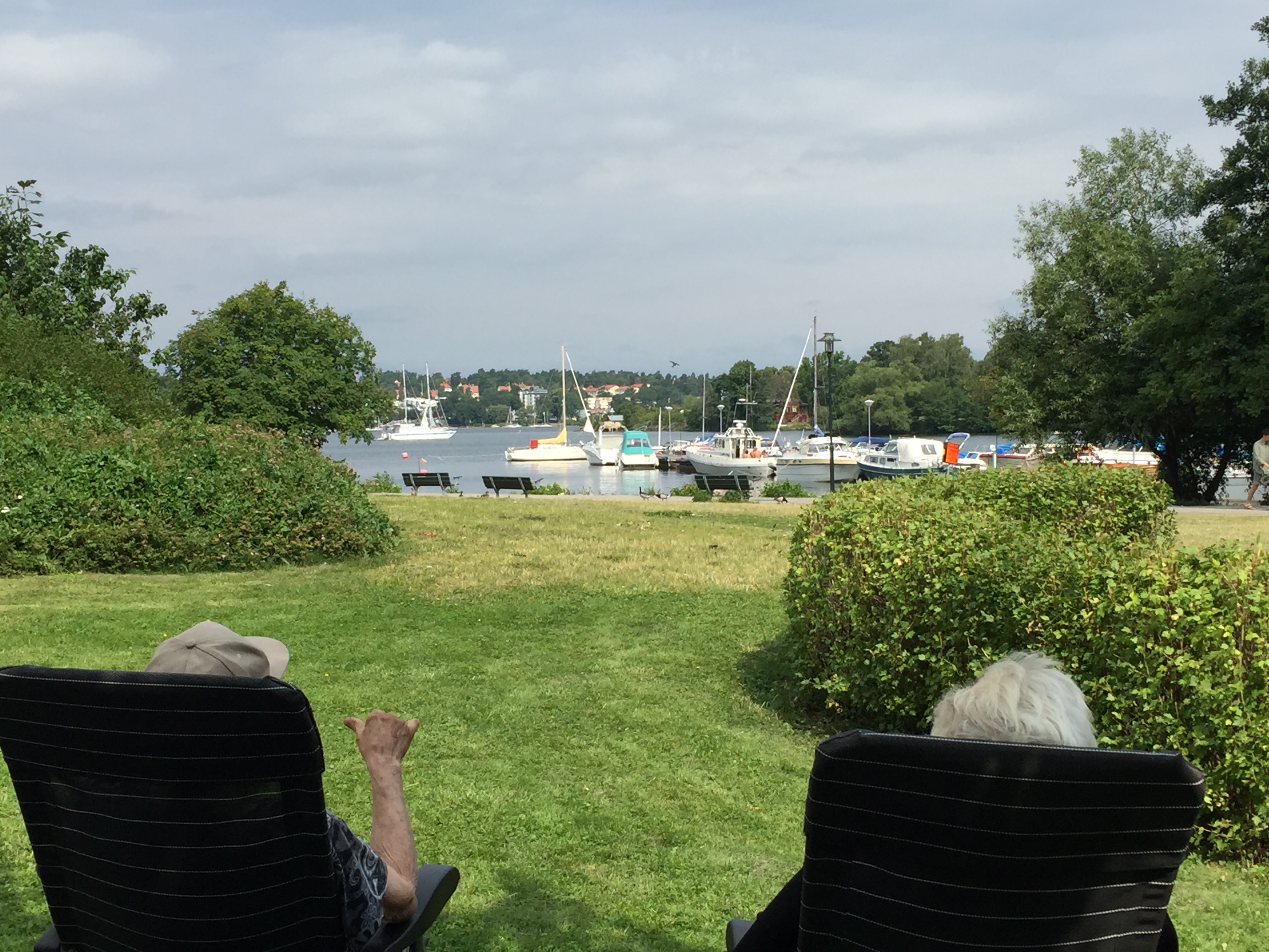 Solstol vid Mälaren